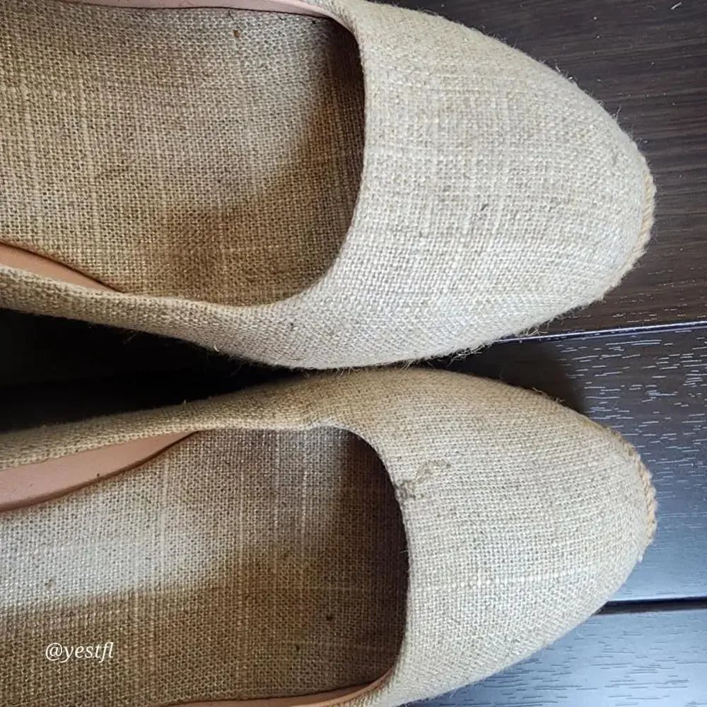 J. Crew Seville espadrille wedges in metallic canvas 8